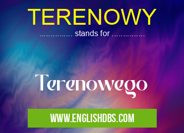 TERENOWY