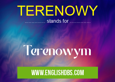 TERENOWY