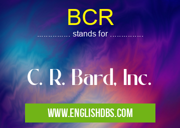 BCR