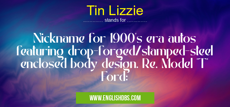 Tin Lizzie