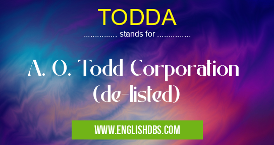 TODDA