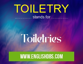 TOILETRY