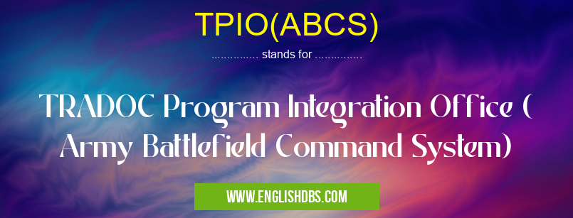 TPIO(ABCS)