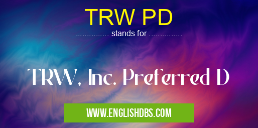 TRW PD