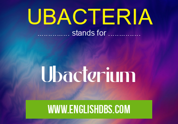 UBACTERIA