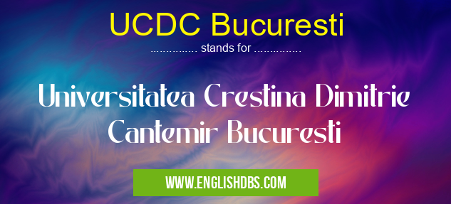 UCDC Bucuresti