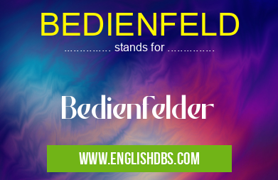 BEDIENFELD