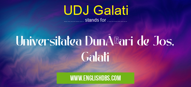 UDJ Galati