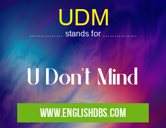 UDM