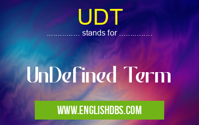 UDT