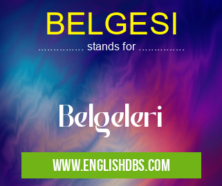 BELGESI