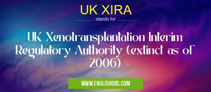 UK XIRA