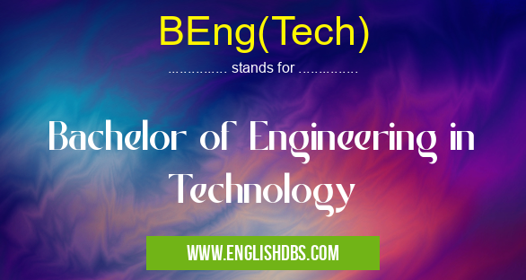 BEng(Tech)