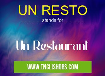 UN RESTO