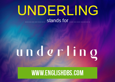 UNDERLING