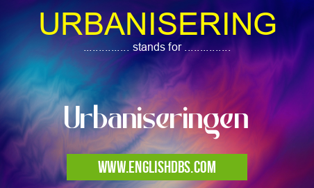 URBANISERING