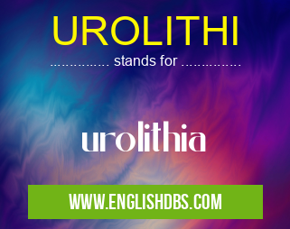 UROLITHI