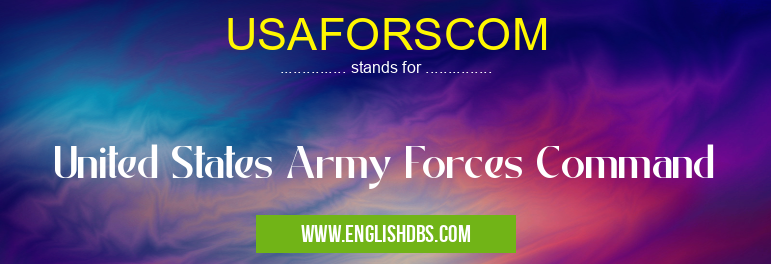 USAFORSCOM