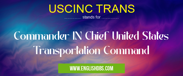 USCINC TRANS