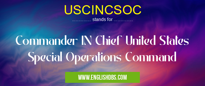 USCINCSOC