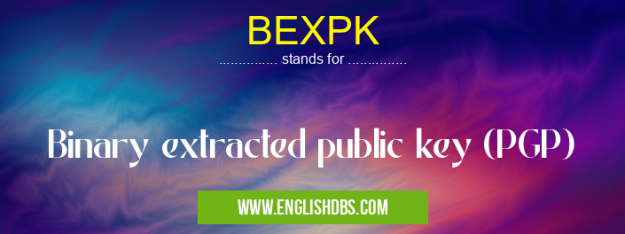 BEXPK