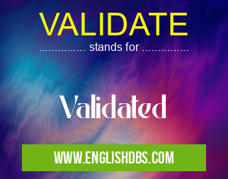 VALIDATE