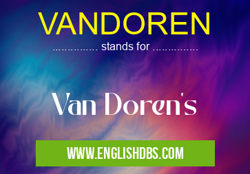 VANDOREN