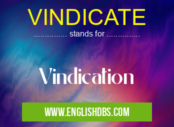 VINDICATE