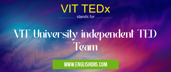 VIT TEDx