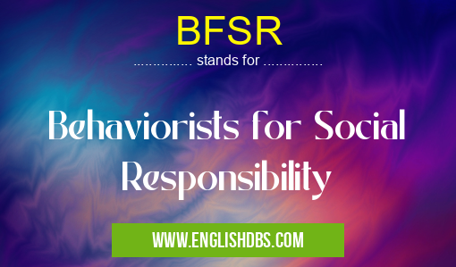 BFSR