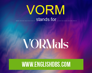 VORM