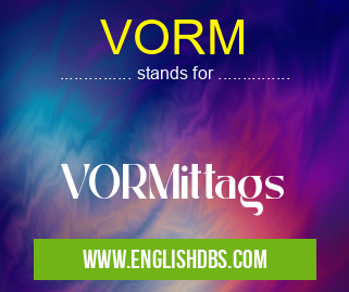 VORM