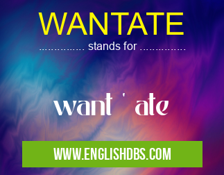 WANTATE