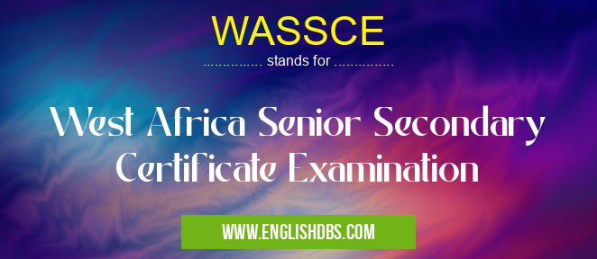 WASSCE