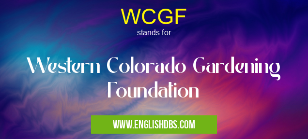 WCGF