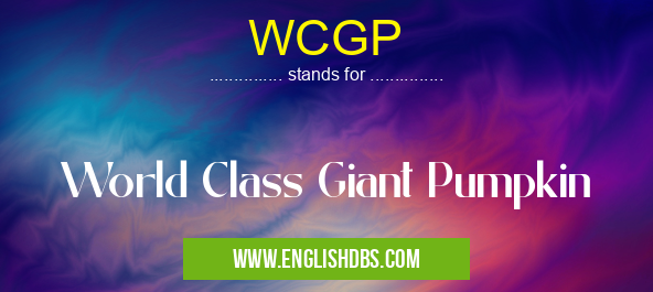 WCGP