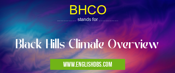 BHCO