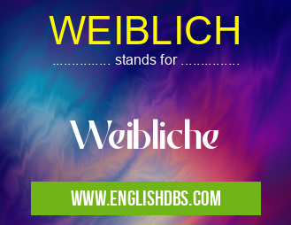 WEIBLICH