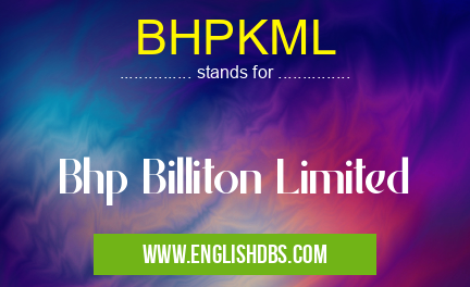 BHPKML