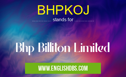 BHPKOJ