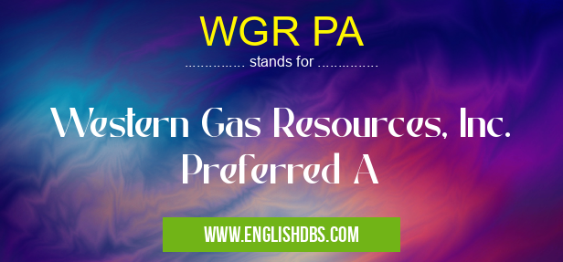 WGR PA