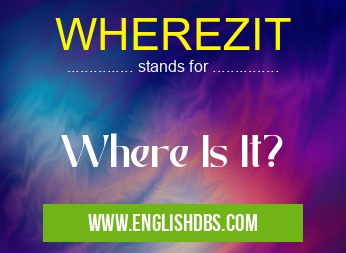 WHEREZIT