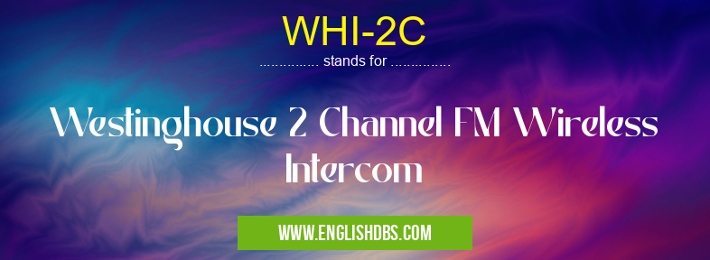 WHI-2C