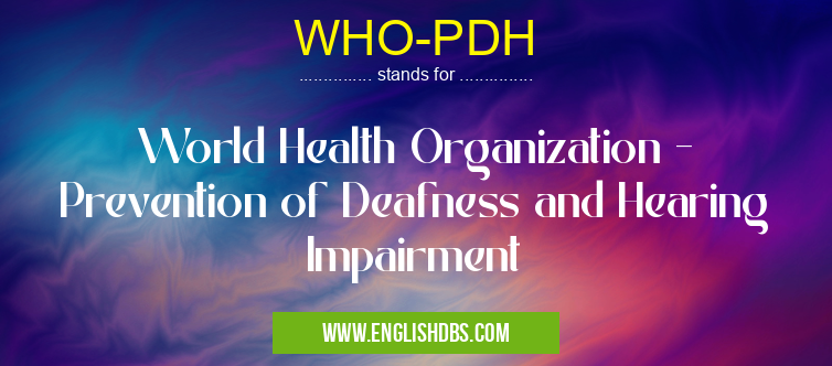 WHO-PDH