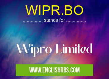 WIPR.BO