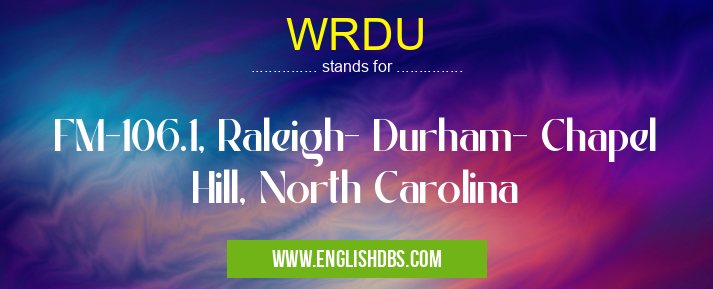 WRDU