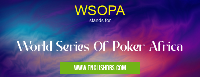 WSOPA