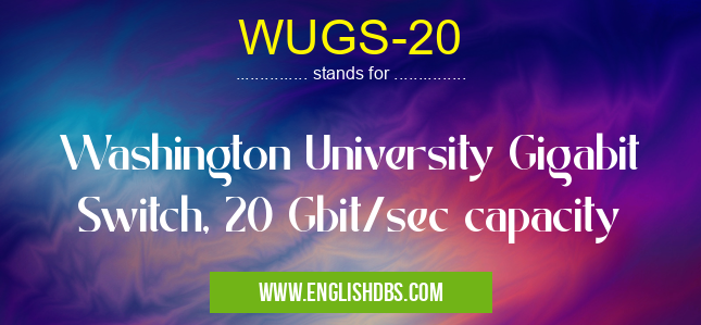 WUGS-20