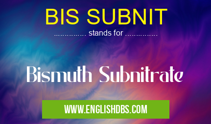 BIS SUBNIT