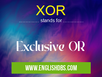 XOR